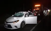 Choque inminente en Mérida: conductor se estampa contra tráiler en vía federal