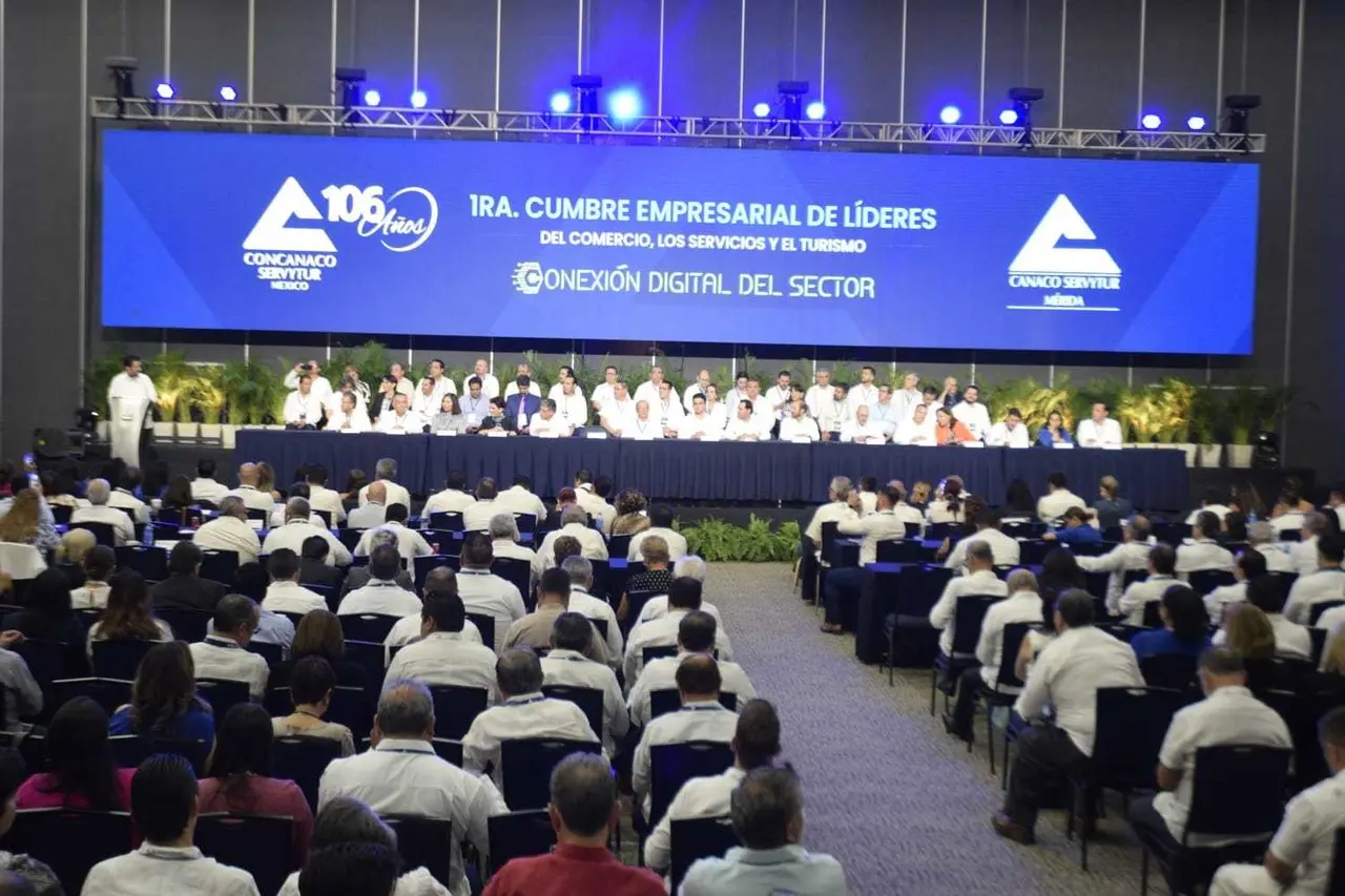 Durante la jornada del jueves se realizó la apertura de la primera Cumbre Empresarial de la Concanaco