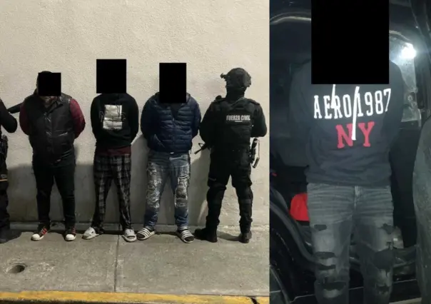 Detienen a cuatro presuntos miembros de un grupo delictivo en Monterrey