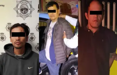 Arrestan a tres por robo y les hallan droga en Monterrey