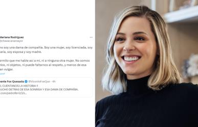 Mariana Rodríguez se defiende ante comentarios ofensivos de Vicente Fox