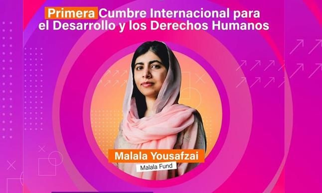 La activista pakistaní Malala Yousafzai, mensajera de la paz de las Naciones Unidas y Premio Nobel de la Paz 2014, contará con una participación magistral. Foto. Cortesía