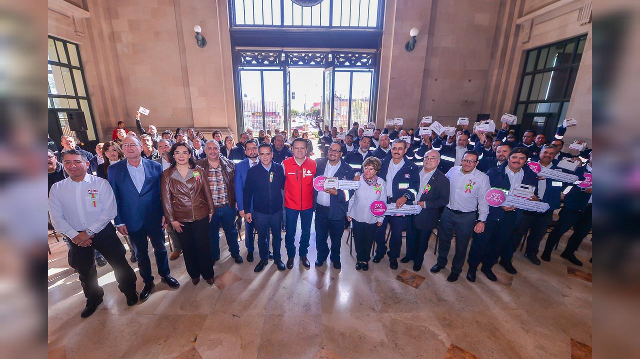 Trabajadores del Servicio Postal agradecen al gobernador Esteban Villegas