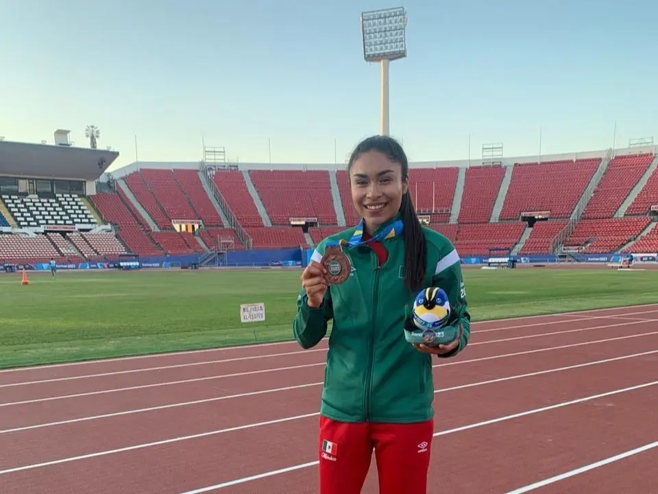 Priscila Chávez Nava, paratleta tamaulipeca. Foto: Agencia.