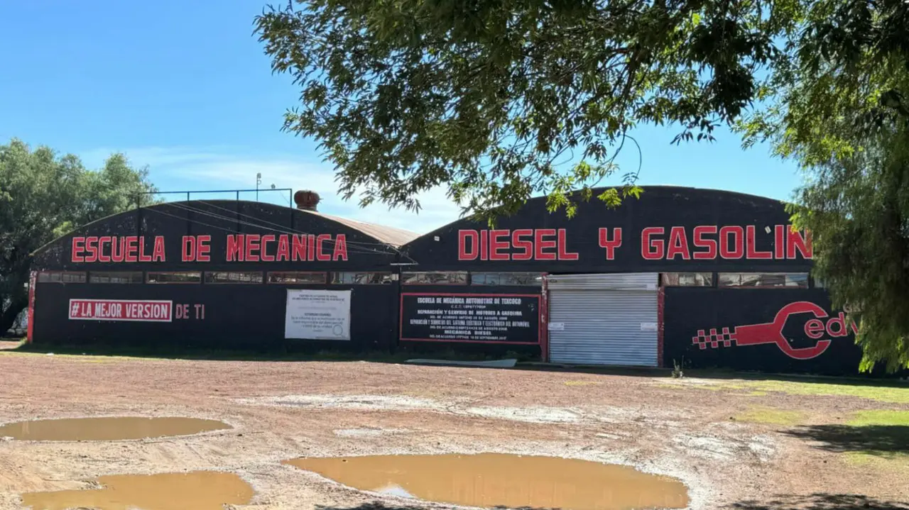 Los alumnos del plantel CEDVA Texcoco tomarán clases de forma virtual hasta que Protección Civil retire la suspensión. Foto: Cortesía