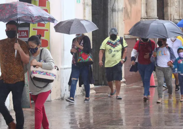 Pronostican lluvias y tormentas para la Península de Yucatán