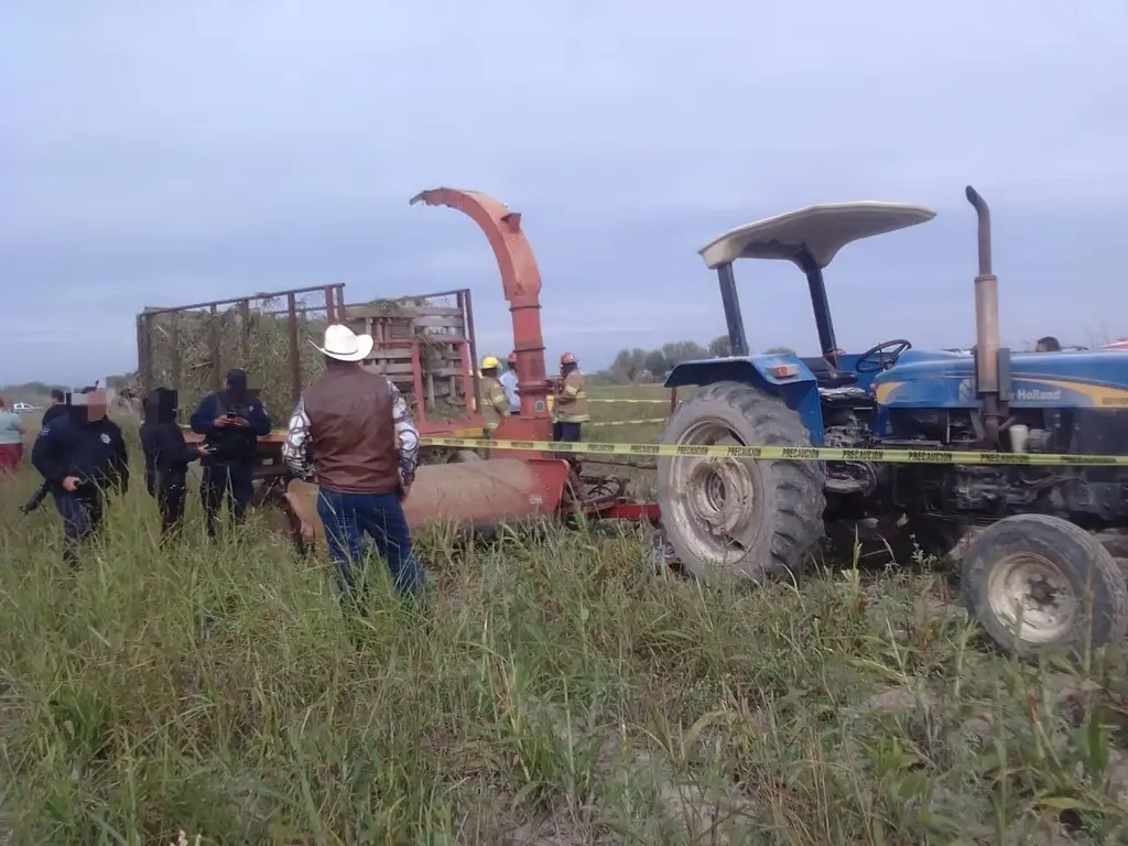 Una agricultor murió tras quedar atrapado en su máquina ensiladora. Foto: Especial.