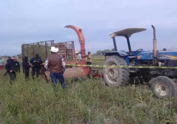 Agricultor fallece prensado por una máquina ensiladora