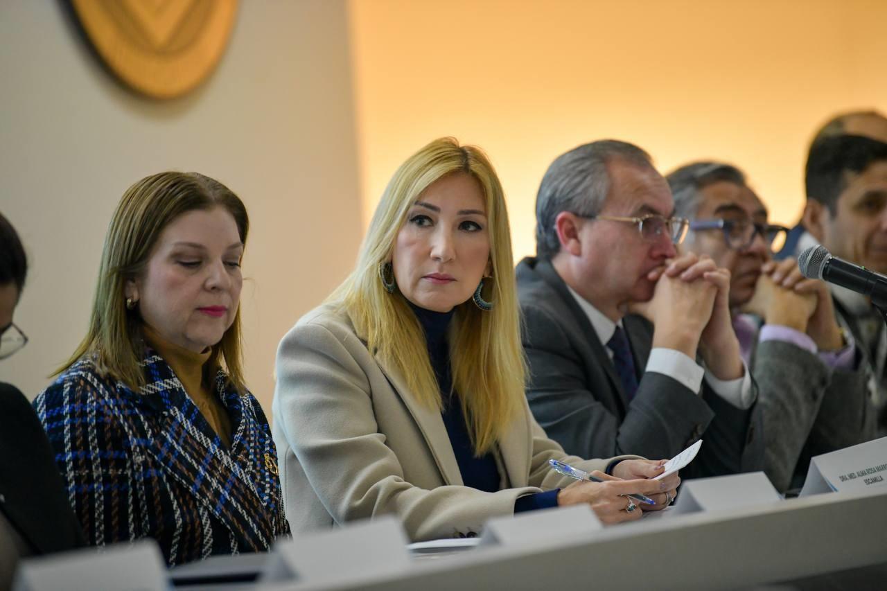 Alma Rosa Marroquín Escamilla, Secretaria de Salud. Foto: Gobierno de Nuevo León.