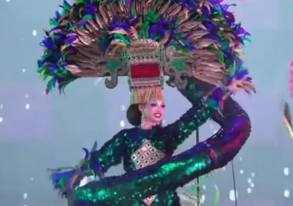 Deslumbra con su pasarela y gana un concurso drag una yucateca en CDMX