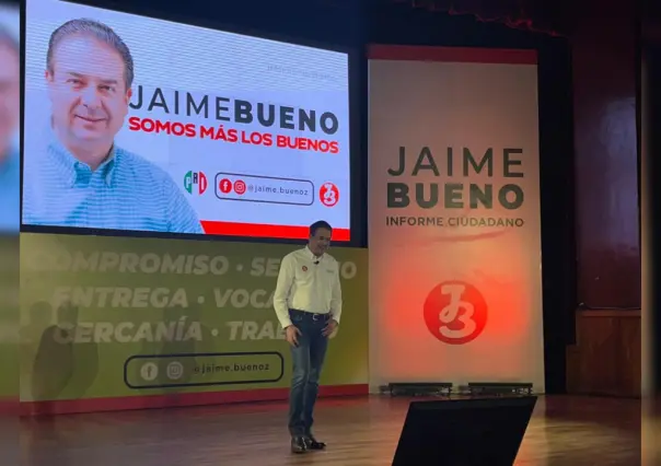 Rinde Jaime Bueno informe legislativo