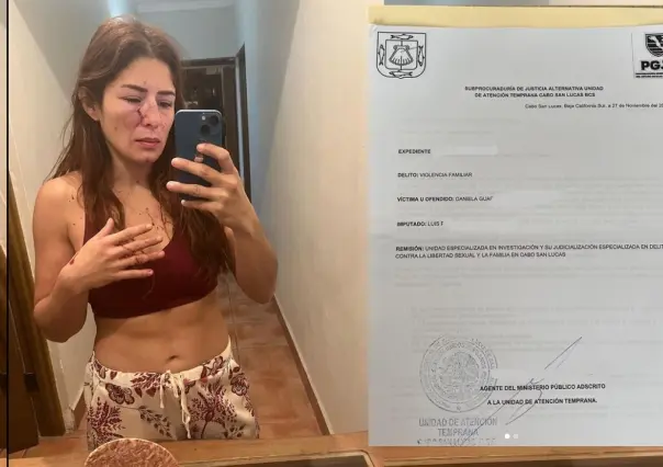 Daniela López denuncia a su expareja peleador profesional por violencia familiar