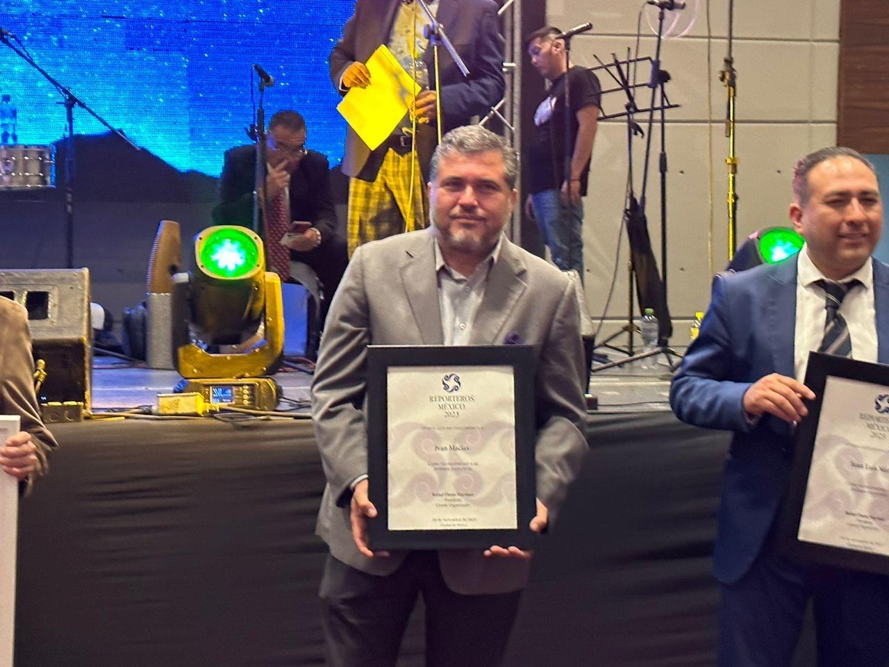 Reconocen a Iván Macías, Creador de Contenido de Posta CDMX. Foto: Jorge Serrano