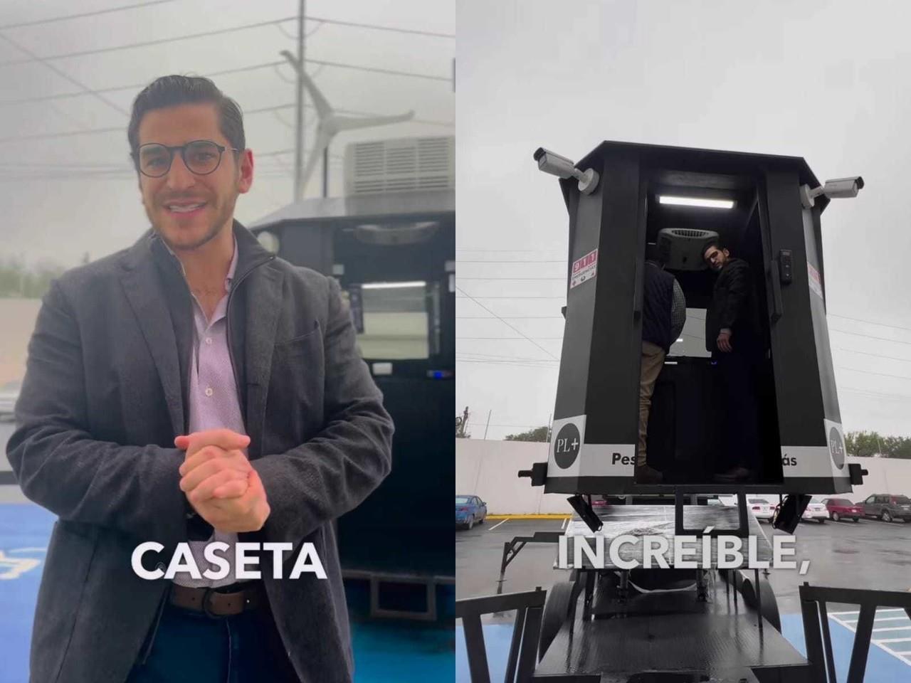 Alcalde de Pesquería inaugura caseta de seguridad
