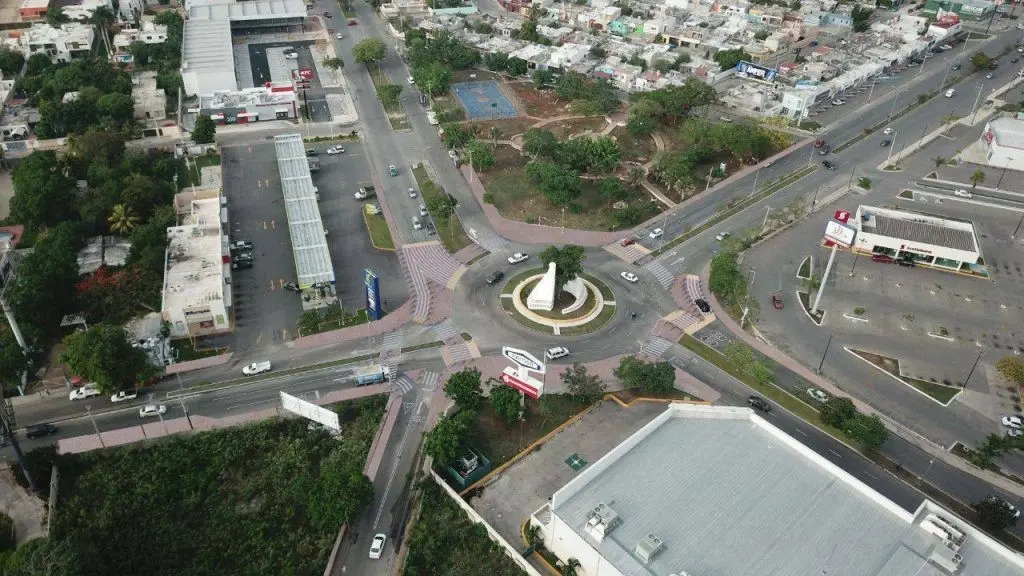 Zonas cercanas a la  glorieta de la Xtabay estarán cerradas por trabajos para mejorar la movilidad