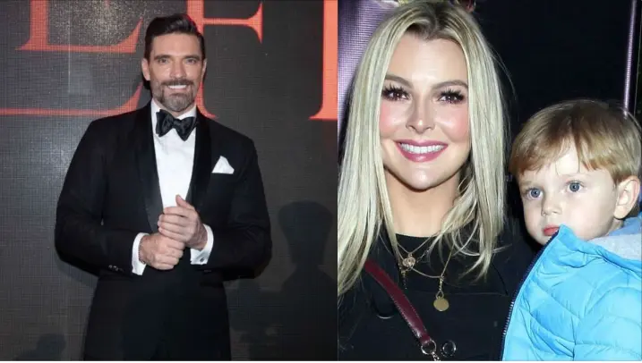 Estalla Julián Gil contra Marjorie de Sousa al ver a su hijo en TV