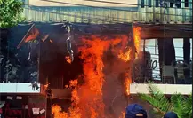 Incendian Secretaría de Salud en Polanco por falta de medicamentos contra VIH