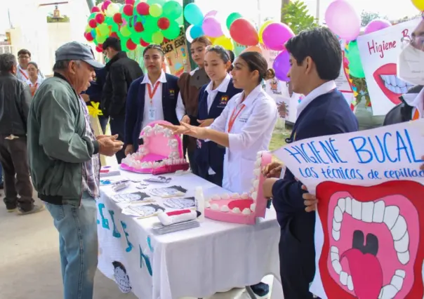 Servicios médicos gratuitos y educación en salud en la Feria de la Salud de la UAdeC en La Perla