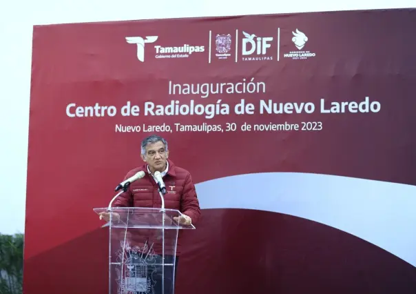 Inaugura Américo Centro de Radiología y supervisa hospitales en Nuevo Laredo