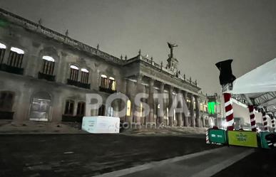 Amanece sin vallas Palacio de Gobierno de Nuevo León