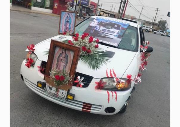 Realizan peregrinación para la Virgen de Guadalupe en Saltillo