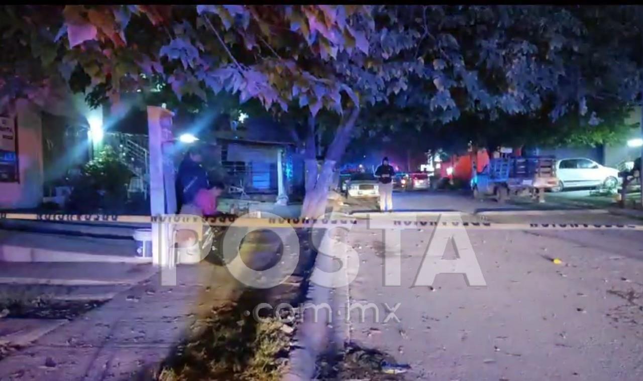 Las detenciones de arma de fuego se dieron sobre la calle Sol entre Sedna y Orión. Foto: Raymundo Elizalde.