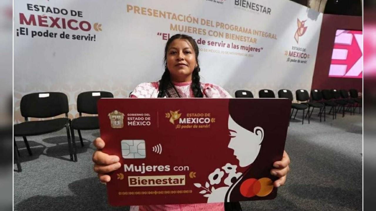 Las tarjetas físicas de Mujeres del Bienestar se entregarán en los módulos de la Secretaría del Bienestar en Edomex. Foto: X: @ciudadanosenred