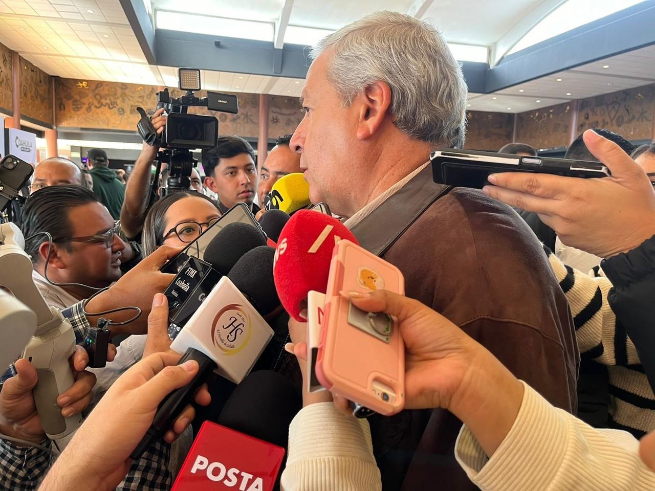 El alcalde Chema Fraustro habló sobre la seguridad en la región Sureste. (Fotografía: Marco Juárez)