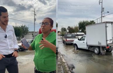 Vecinos de Pesquería denuncian falta de atención a fugas de aguas negras