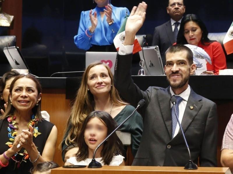 El legislador, que padecía cáncer de estómago y que conmovió hace unos meses por cumplir su sueño de ser senador por un día, falleció a los 38 años. Foto: Senado de la República.