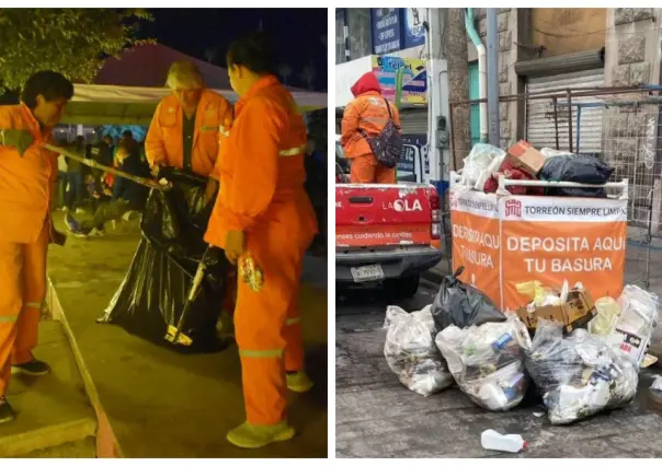 Recolectan hasta 3 toneladas de basura en Torreón por peregrinaciones