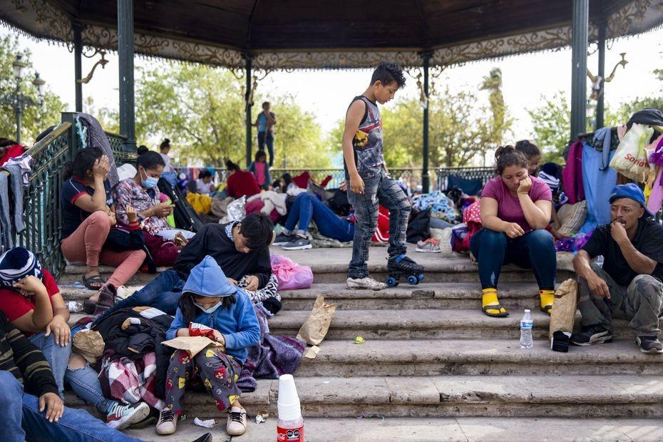 Migrantes en Tamaulipas. Foto: Internet