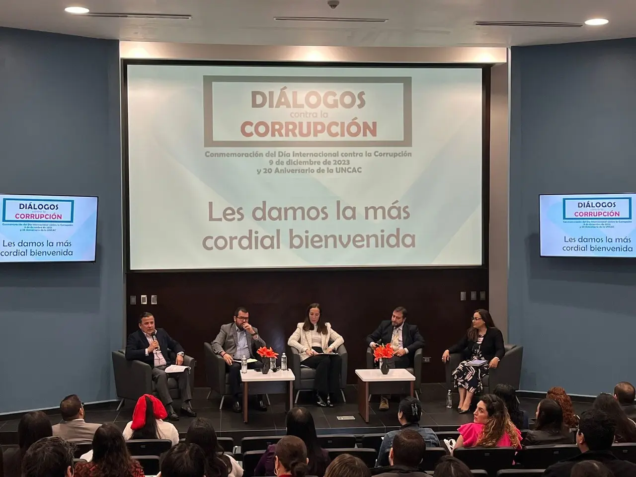 En el evento, que se llevó a cabo en el auditorio del Instituto de la Judicatura del Estado, se destacó el trabajo que se hace desde la Convención de las Naciones Unidas contra la Corrupción. Foto: Cynthia Pardo