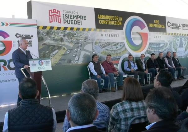 Arrancan Gobernador Manolo Jiménez obras en la Laguna