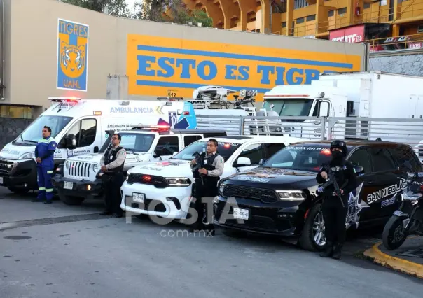 Alistan operativo seguridad por semifinal de Tigres vs Pumas