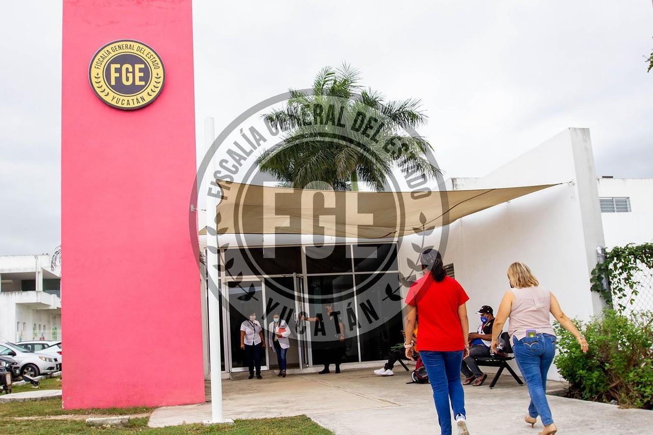 S.A.Ch.S. detenido por incumplimiento de pensión alimenticia, dictada por el juez de lo familiar. Foto: FGE Yucatán