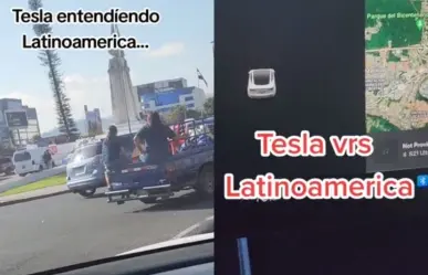 Así capta un Tesla a la gente que viaja en una Pick Up