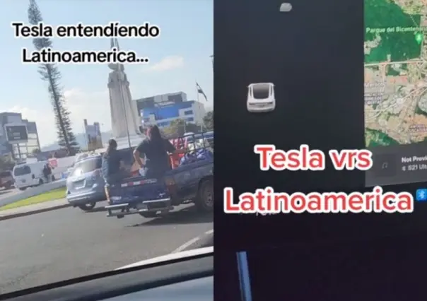 Así capta un Tesla a la gente que viaja en una Pick Up