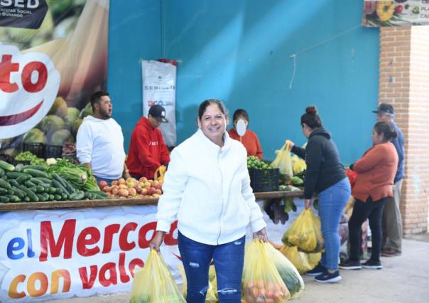 Mercadito con Valor un apoyo al gasto de las familias duranguenses