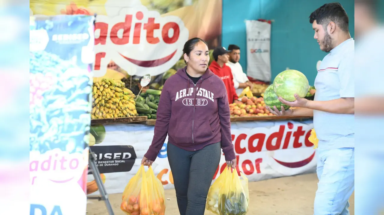 Mercadito con Valor un apoyo al gasto de las familias duranguenses