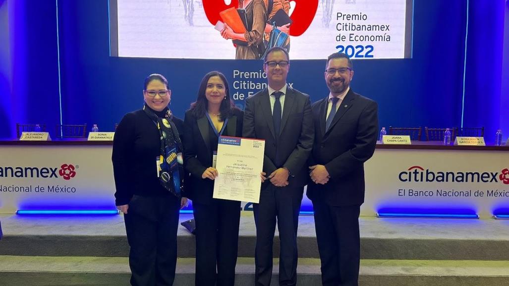 Investigación de Jacqueline Hernández destaca en Premio Citibanamex de Economía 2022