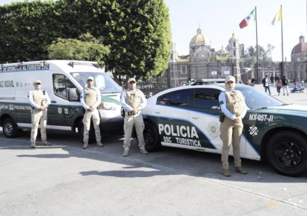 Implementa SSC operativo de seguridad en torno a la Basílica de Guadalupe