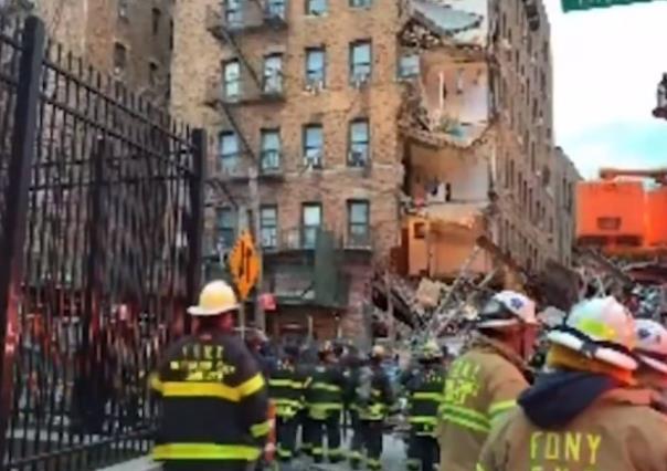 Edificio se derrumba parcialmente en el Bronx, Nueva York (VIDEO)