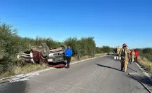 Vuelca pipa con turbosina en Villaldama; hay un muerto