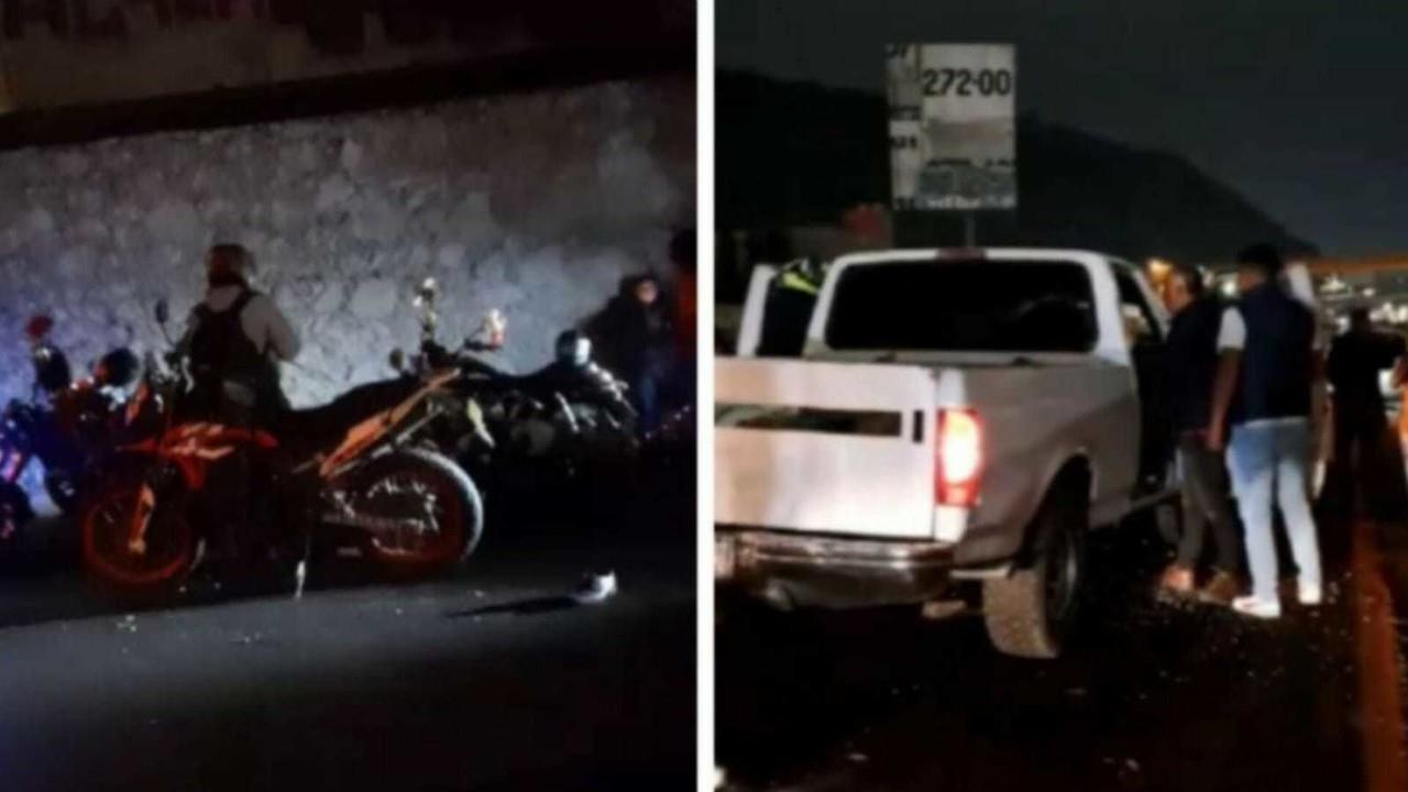 El conductor, presuntamente ebrio, intentó huir, pero fue detenido por los mismos peregrinos y entregado a la Guardia Nacional. Foto: Captura de pantalla