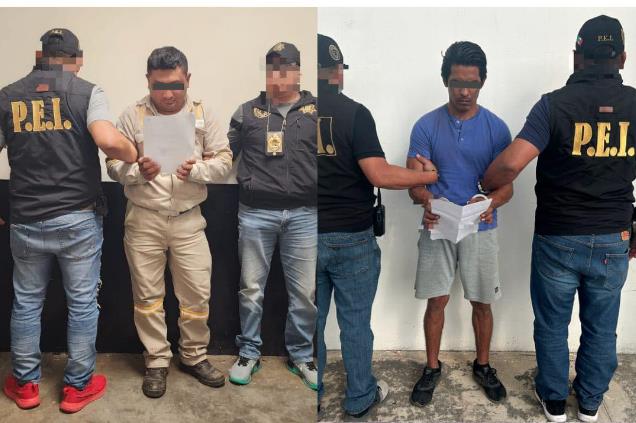 Dos personas enfrentarán procesos judiciales luego de cometer delitos en distintos puntos de Yucatán.- Foto de la SSP