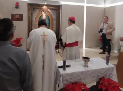 Bendicen la capilla del Aeropuerto Internacional de Mérida