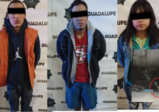 Policía de Guadalupe captura a banda de ladrones de cableado