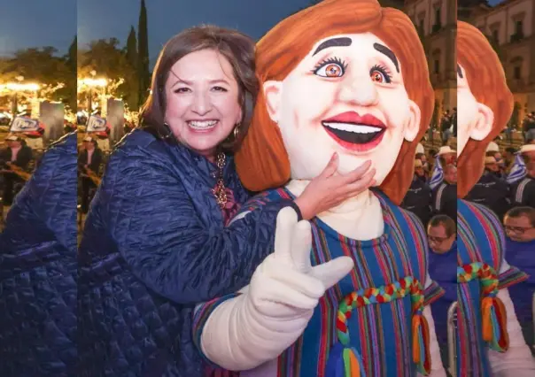 Simpatizantes sacan la Xóchitarga y Xóchitl Gálvez lo toma con gracia