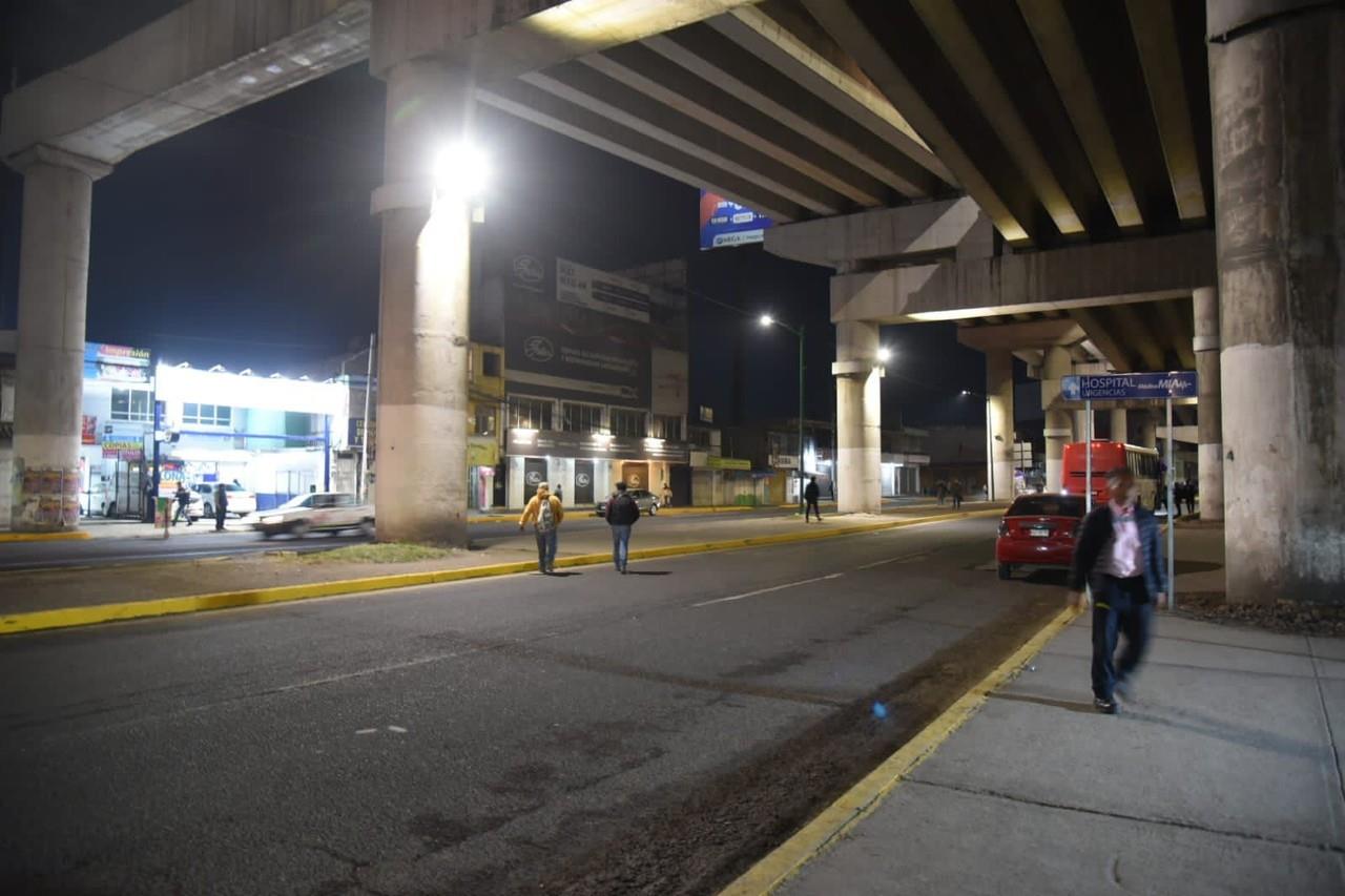 Pasos peatonales en el Boulevard Aeropuerto y Paseo Tollocan. Imagen: GEM.